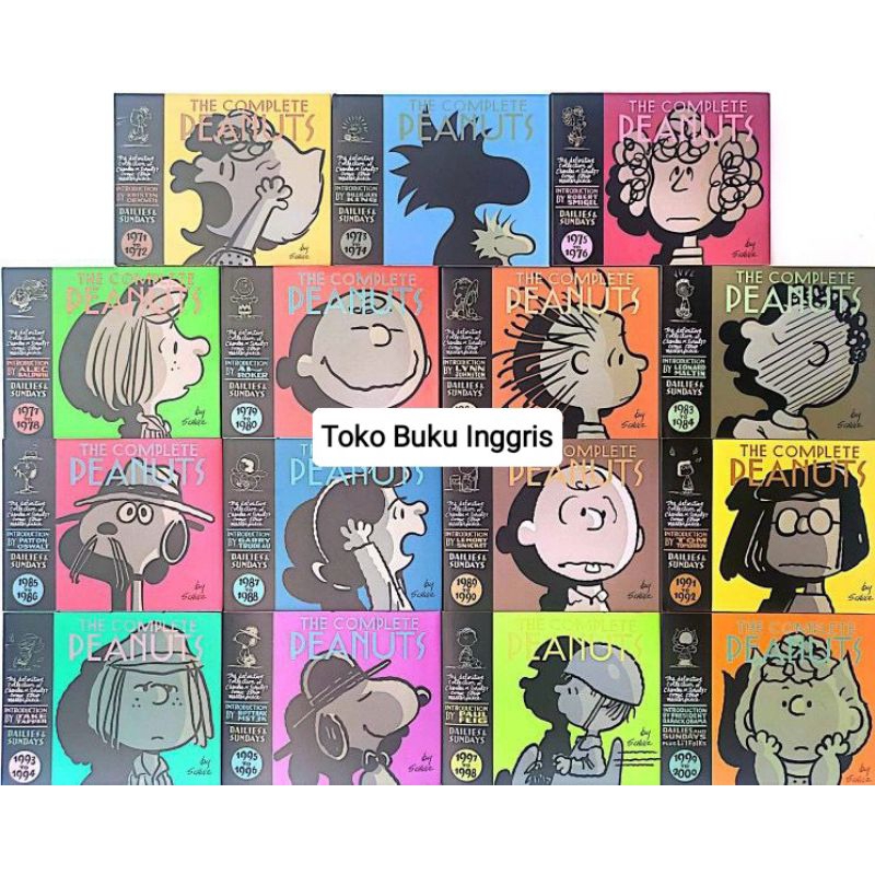 Jual The Complete Peanuts English Comics Hard Cover | Shopee Indonesia