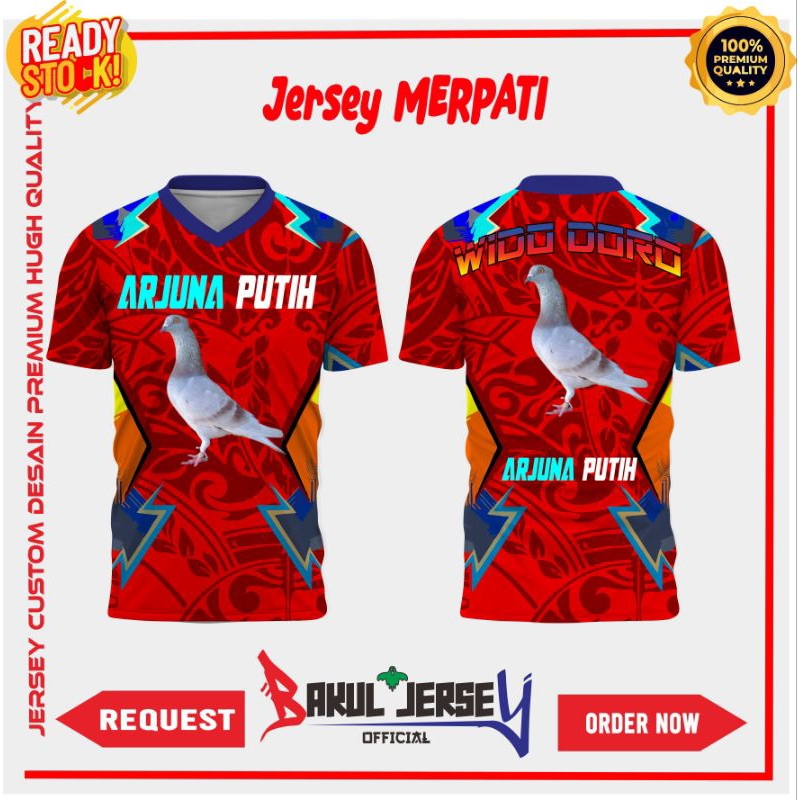 Jual Jersey merpati balap lengan pendek custom desain dan warna