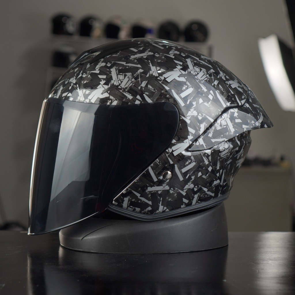 Jual HELM JITSU JS1 CARBON FORGED ORIGINAL HALF FACE SNI TERBARU ...