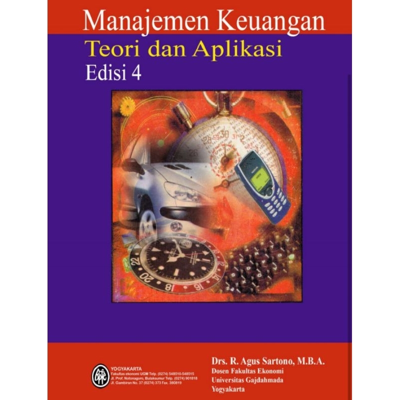 Jual Manajemen Keuangan Teori Dan Aplikasi Edisi 4 By Agus Sartono ...