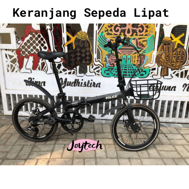 Jual (PROMO) Keranjang Sepeda Lipat Front Rack Depan Rak Sepeda ...