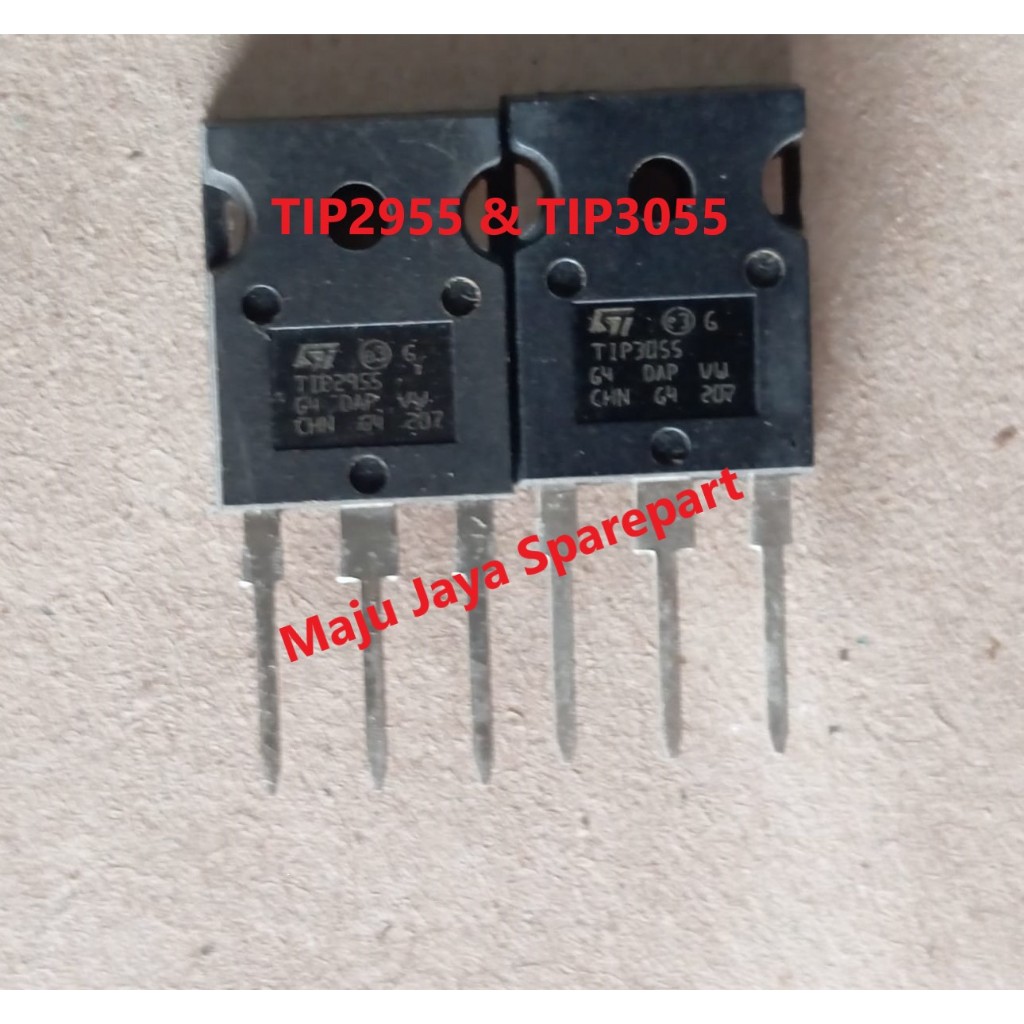 Jual TRANSISTOR TIP3055 TIP 3055 TR TIP 2955 TIP2955 EKONOMIS