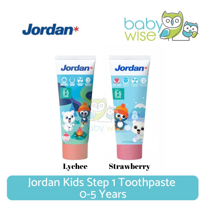 Jual Jordan Kids Step 1 Toothpaste 0-5 Years - Pasta Gigi Anak | Shopee ...