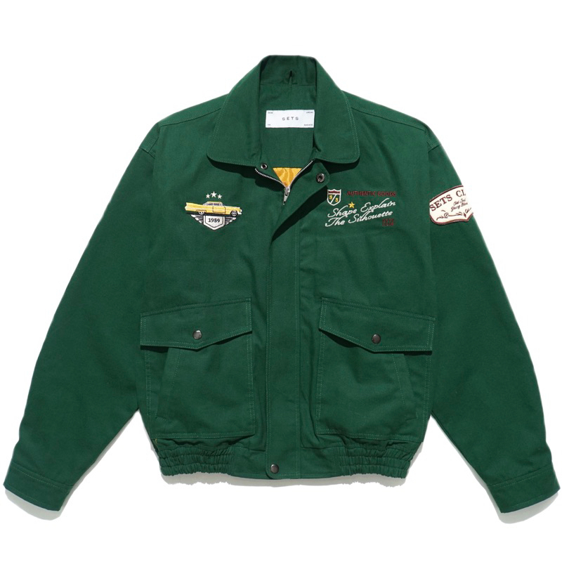 Jual SETS - Maverick Green Flight Jacket | Shopee Indonesia