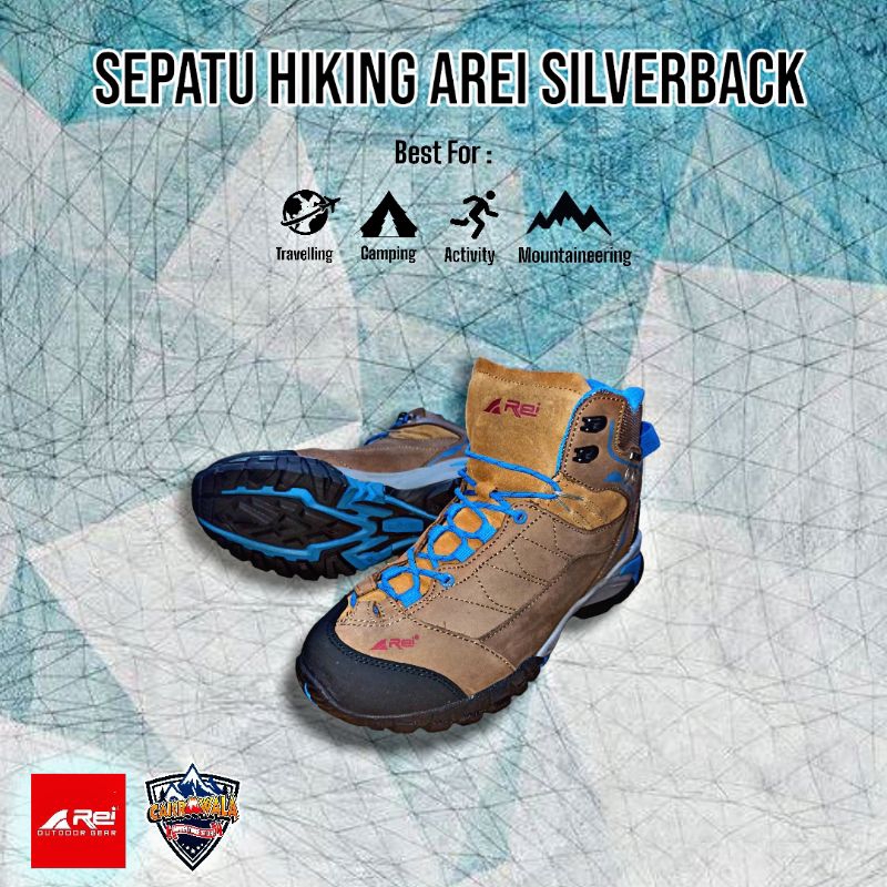 Jual Sepatu Hiking Arei Silverback | Shopee Indonesia