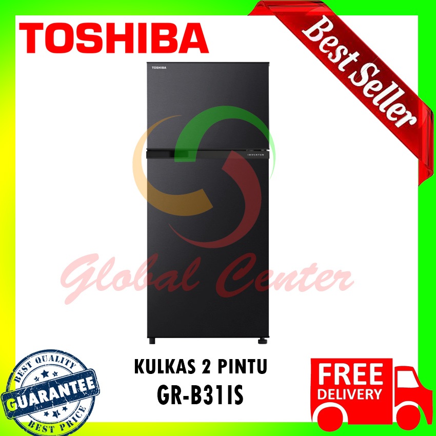 Jual TOSHIBA KULKAS 2 PINTU GR-B31IS - GARANSI RESMI | Shopee Indonesia