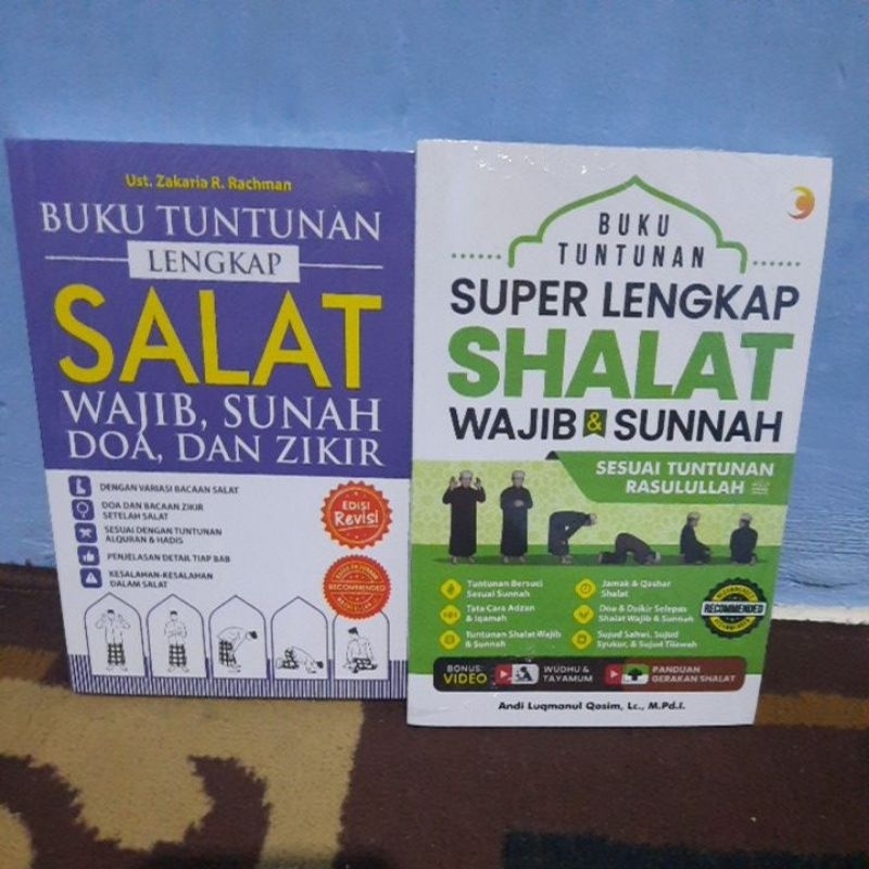 Jual Paket 2 Buku Tuntunan Lengkap Salat And Buku Tuntunan Super Lengkap