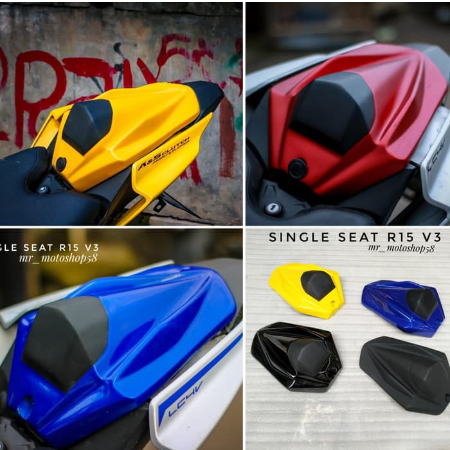 Jual SINGEL SEAT YAMAHA R15 V3 SINGLE JOK YAMAHA R15 SINGLE SEATER R15 ...