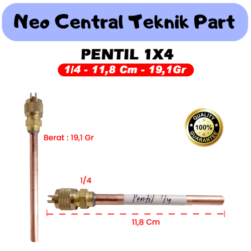 Jual Pentil Pengisian Freon Kulkas / Freezer ukuran Pipa 1/4 Shopee Indonesia