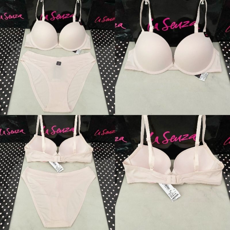 Jual La Senza Remix Cotton Bra Push Up Level 2 100 Original Ada Tag And Label Barely Blush 34a 