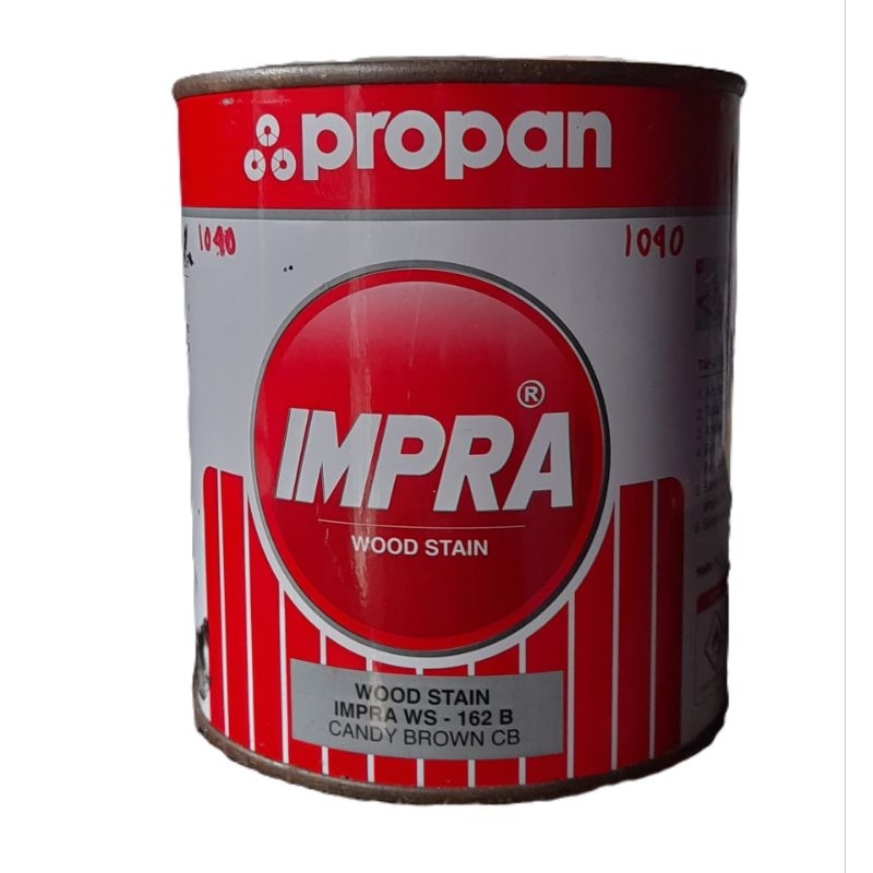 Jual CAT IMPRA WOOD STAIN WS162B CANDY BROWN 1LT Shopee Indonesia
