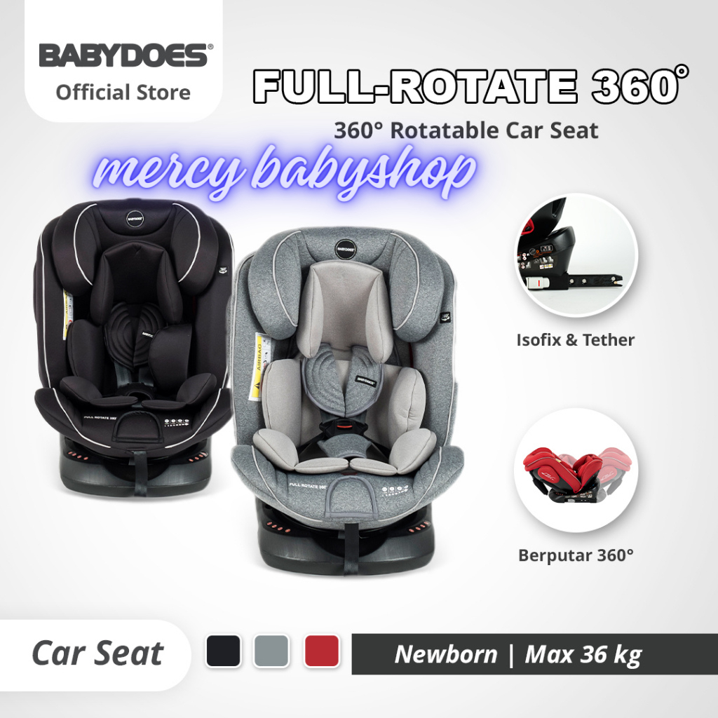 Jual Babydoes Car Seat Full Rotate 360 Derajat CH8735 (New Model