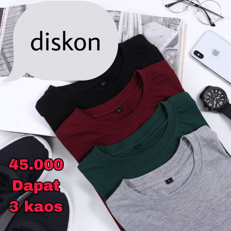 Jual PAKET HEMAT KAOS POLOS /KAOS POLOS/KAOS PRIA WANITA | Shopee Indonesia