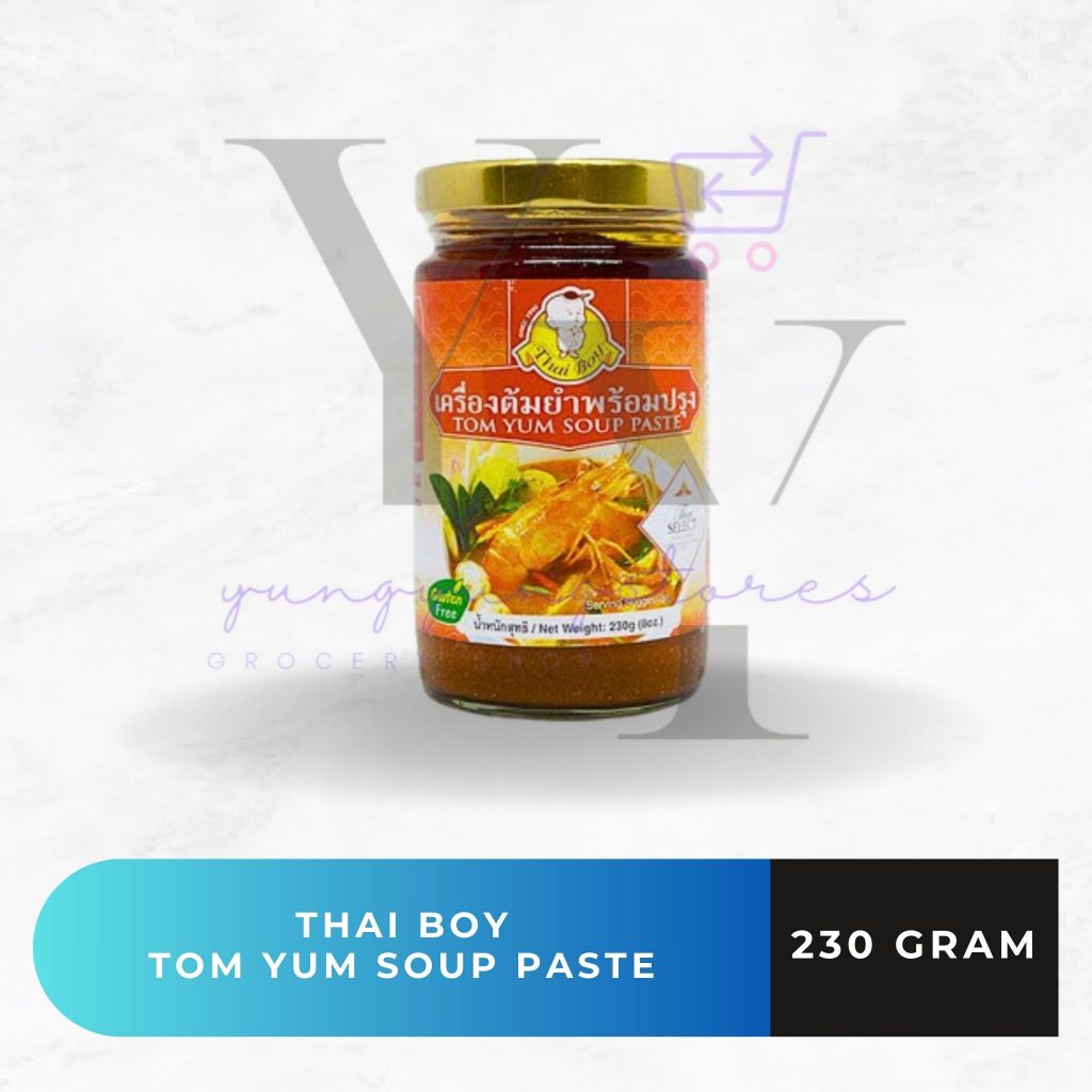 Jual Thai Boy Tom Yum Soup Paste / Bumbu TomYum / Tomyam 230 gram ...