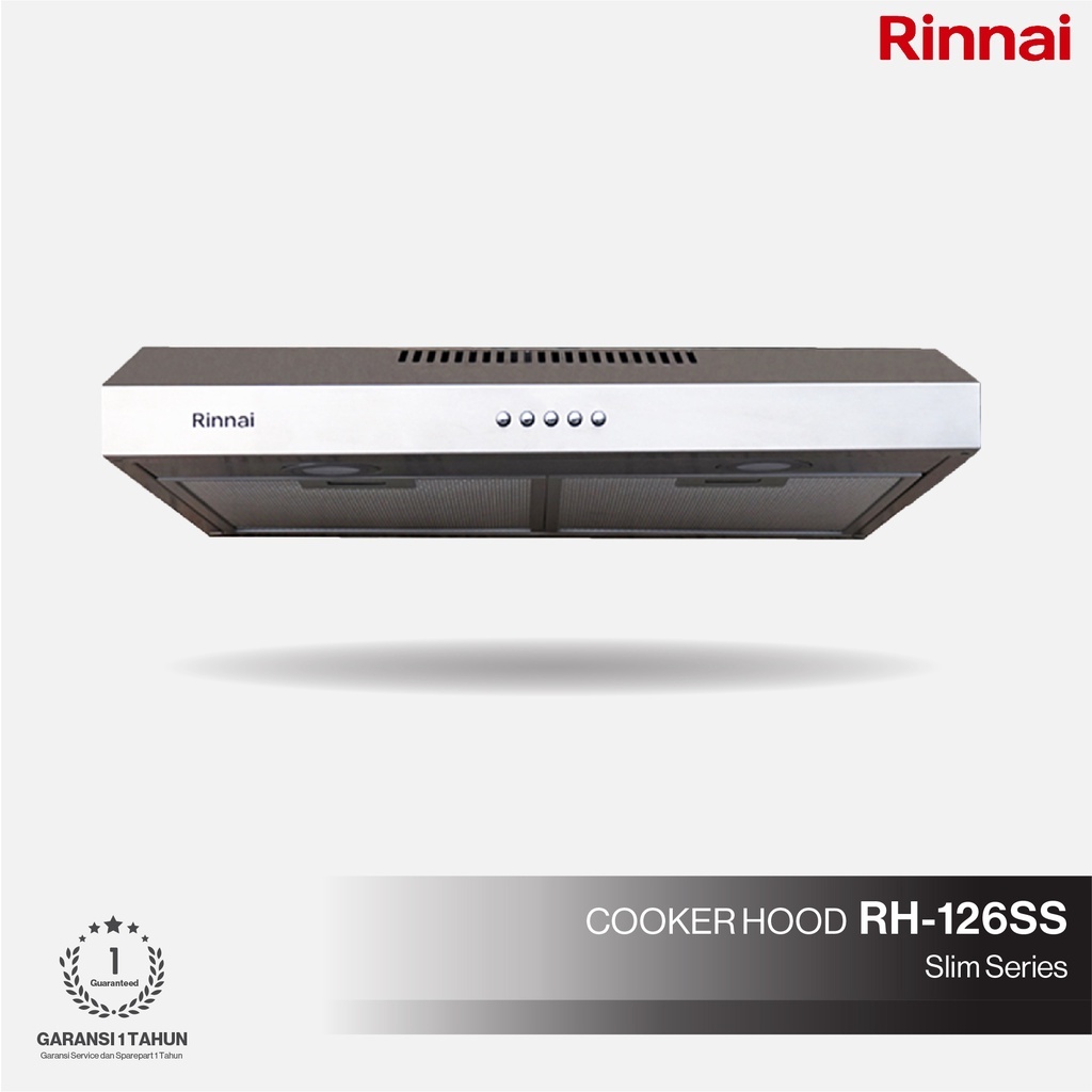 Jual RINNAI COOKER HOOD PENGHISAP ASAP RH126 SERIES MURA PENGHISAP