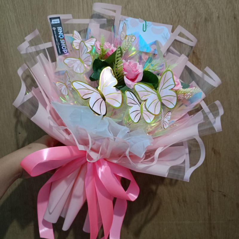 Jual Buket Kupu Kupu Buket Wisuda Butterfly Bouquet Shopee Indonesia