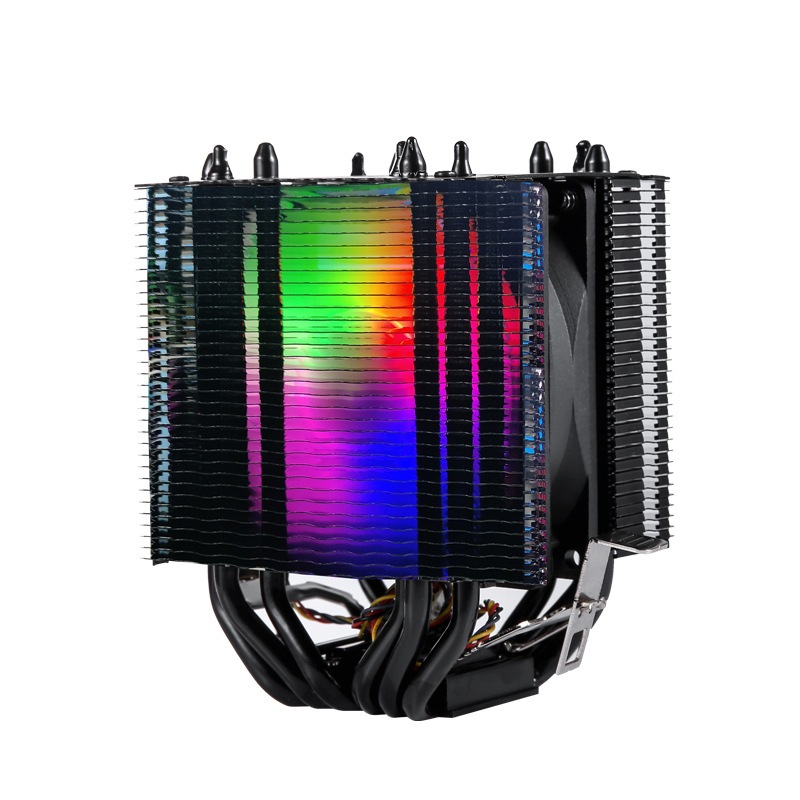 Jual QIUZAIM DB 920 BLACK CPU / PC COOLER RGB 90MM SINGLE FAN - 6 Pipes ...
