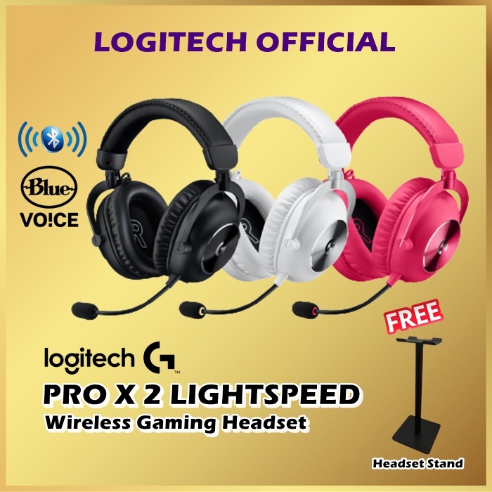 Jual Logitech G PRO X 2 LIGHTSPEED Headset Gaming Wireless Bluetooth GPRO Shopee Indonesia