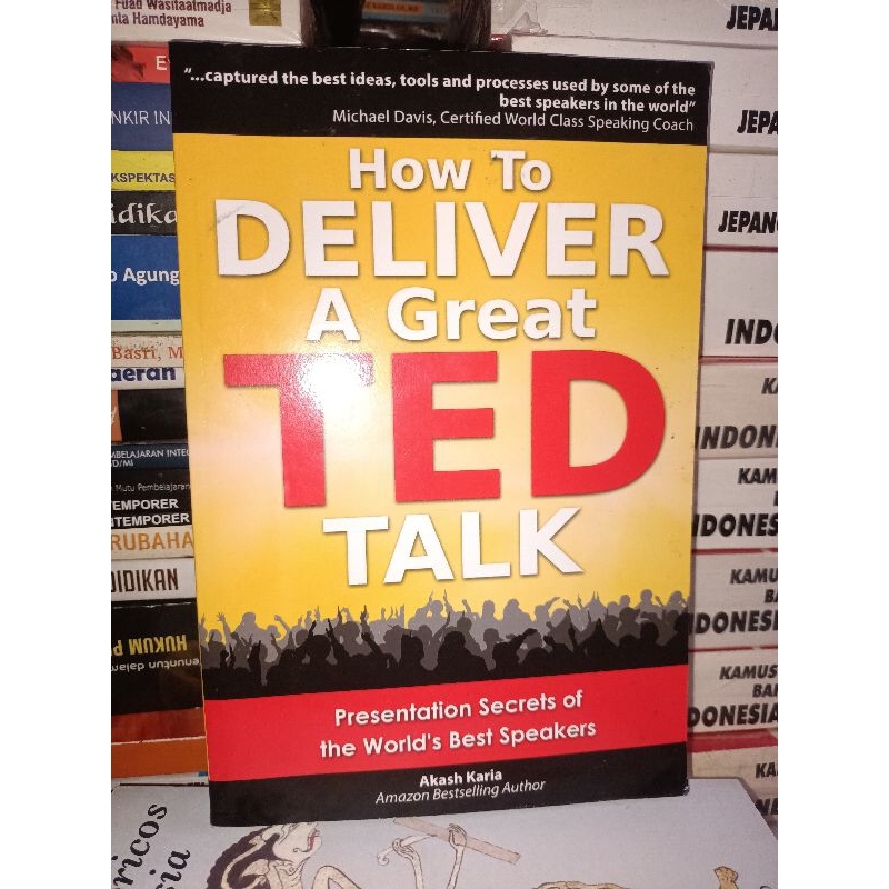 Jual Original How To Deliver A Great TED TALK | Shopee Indonesia