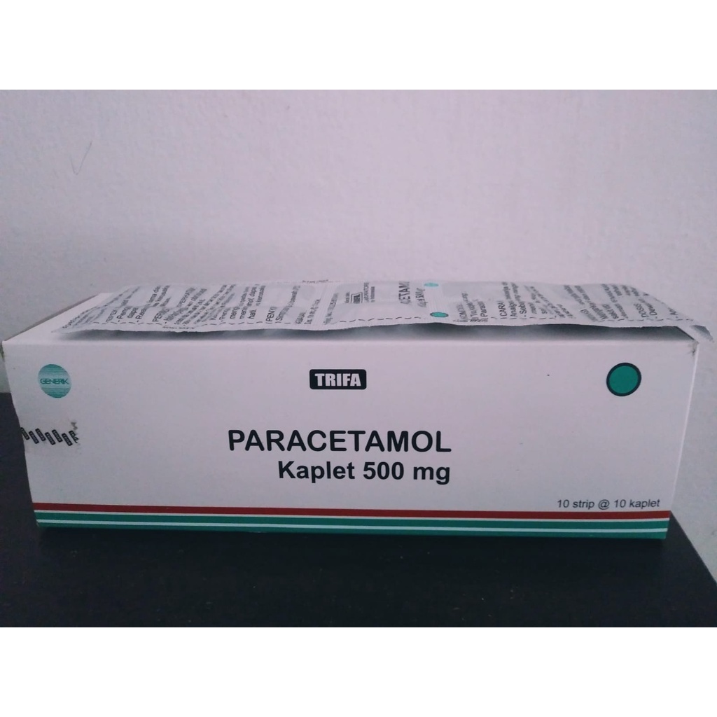 Jual PARACETAMOL 500 MG GENERIK TRIFA/MEF/MERSI/ERRITA PER STRIP (10 TABLET) Shopee Indonesia