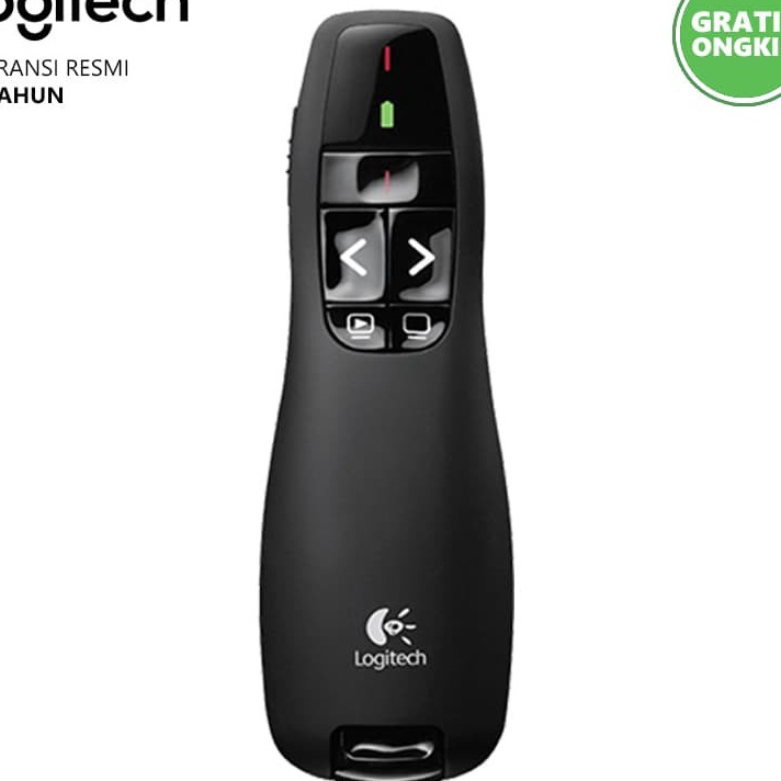 Jual Model Baru Logitech R400 Remote Presenter Wireless Laser Merah