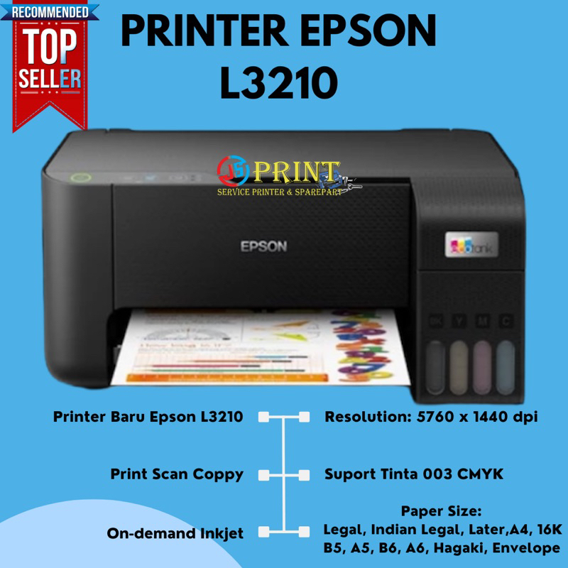 Jual Printer Epson L3210 / L3250 L121 All in One Scan Copy WiFi Wireless Shopee Indonesia