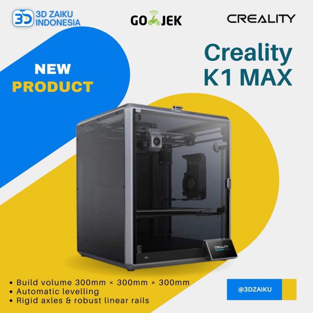 Jual Creality K1 MAX High Speed 600 mm/s CoreXY Dual Drive Direct Extruder Shopee Indonesia