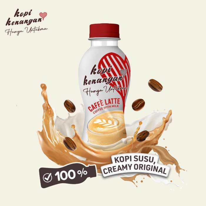 Jual Kopi Kenangan Hanya Untukmu Caffe Latte 200ml | Shopee Indonesia