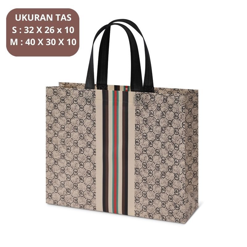 Jual Tas Belanja Tote Bag Spunbound Motif Tas Hampers Laminasi