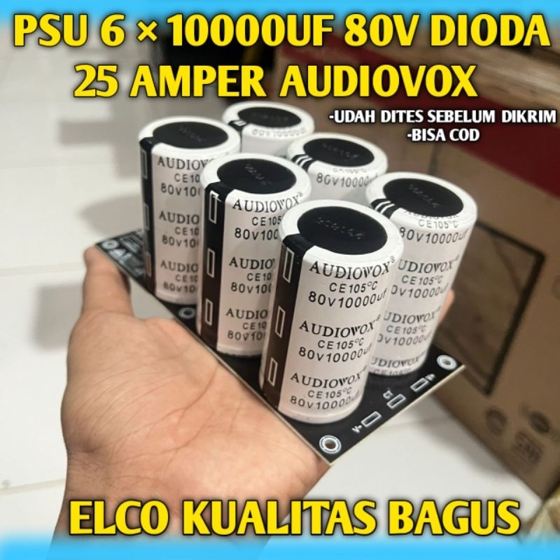 Jual Psu Uf V Audiovox Dioda Amper Elco Kualitas Bagus Shopee Indonesia