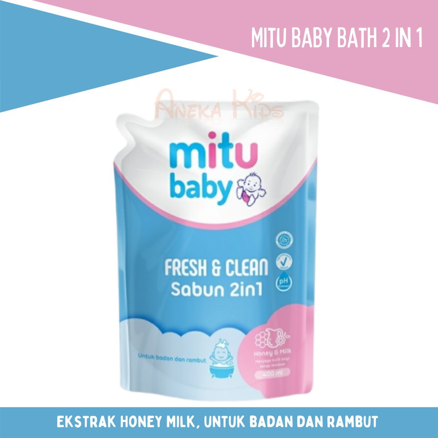 Jual MITU 2IN1 REFIL 400ML | Shopee Indonesia