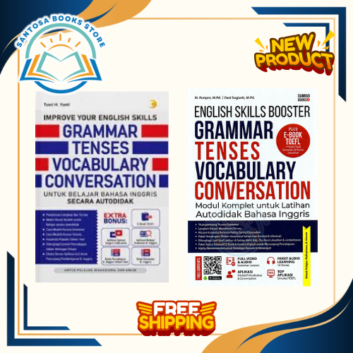 Jual Buku English Skills Booster Grammar Tenses Vocabulary Conversation ...