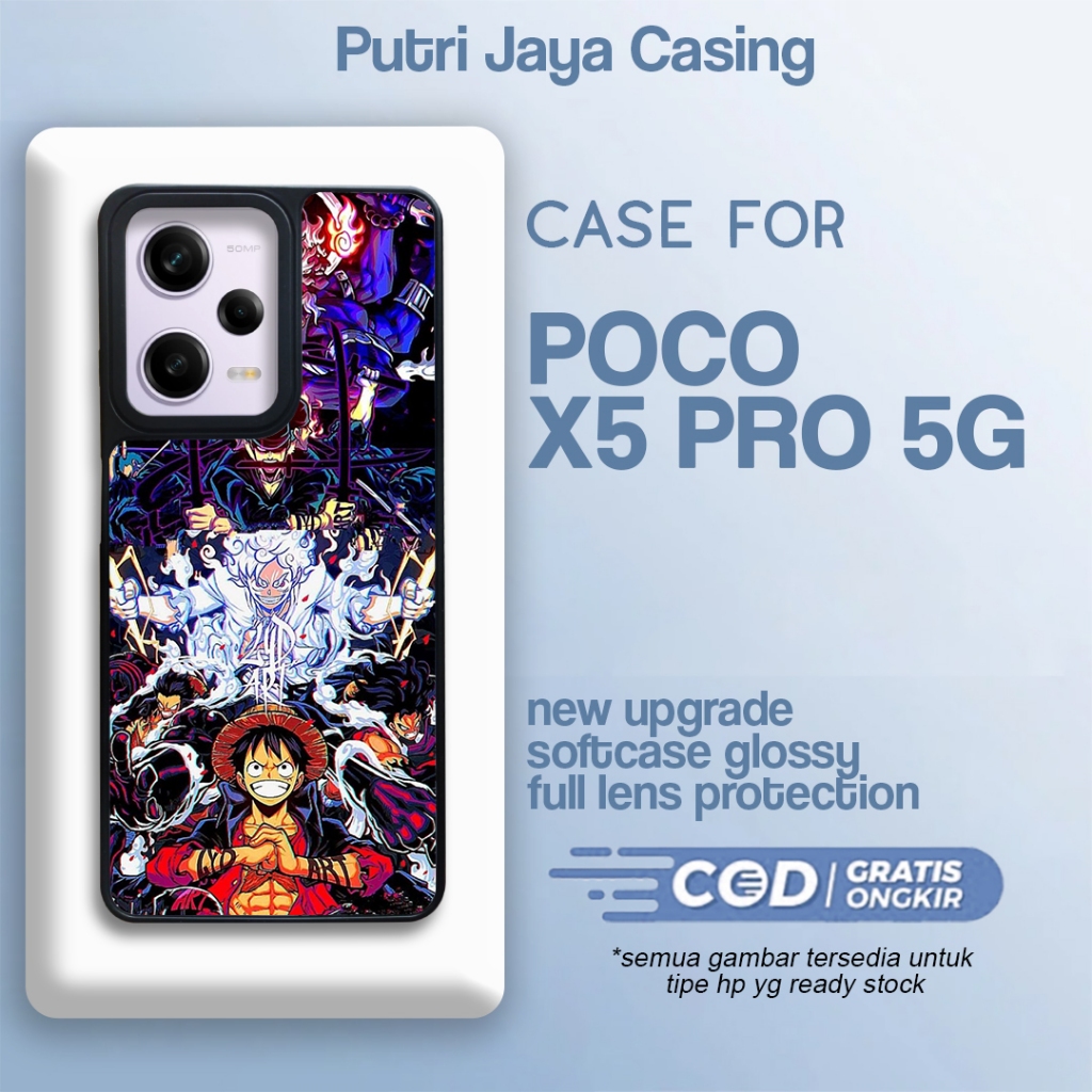 Jual Casing Poco X5 Pro 5G Terbaru Anime Luffy Case X5 Pro 5G Hardcase ...