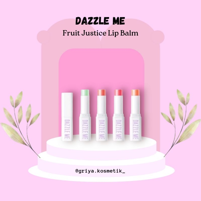 Jual DAZZLE ME Fruit Justice Lip Balm | Moisturizing Vitamin E Baby ...