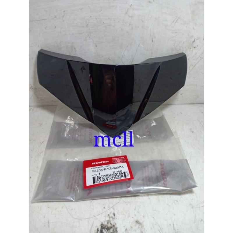 Jual VISOR SUPRA X 125 HELM IN HITAM ORIGINAL HONDA 53204KYZ900ZA