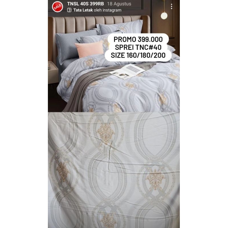 Jual sale sprei sutra organik tnsel belum termasuk bedcover Shopee