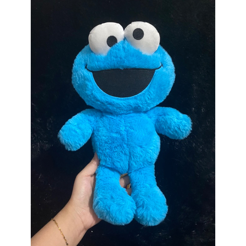 Jual Boneka Cookie Monster Karakter Sesame Street size 35cm Original