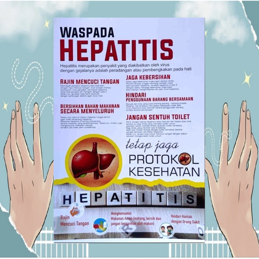 Jual Poster Hepatitis | Poster Waspada Hepatitis | Mencegah Hepatitis ...