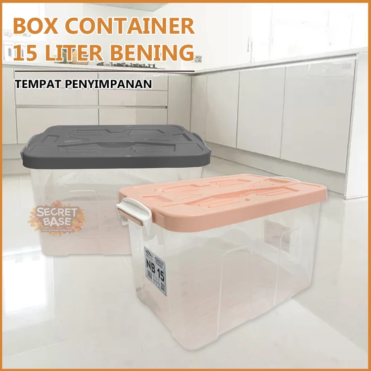 Box Container 15 Liter Bahan Plastik Box Murah