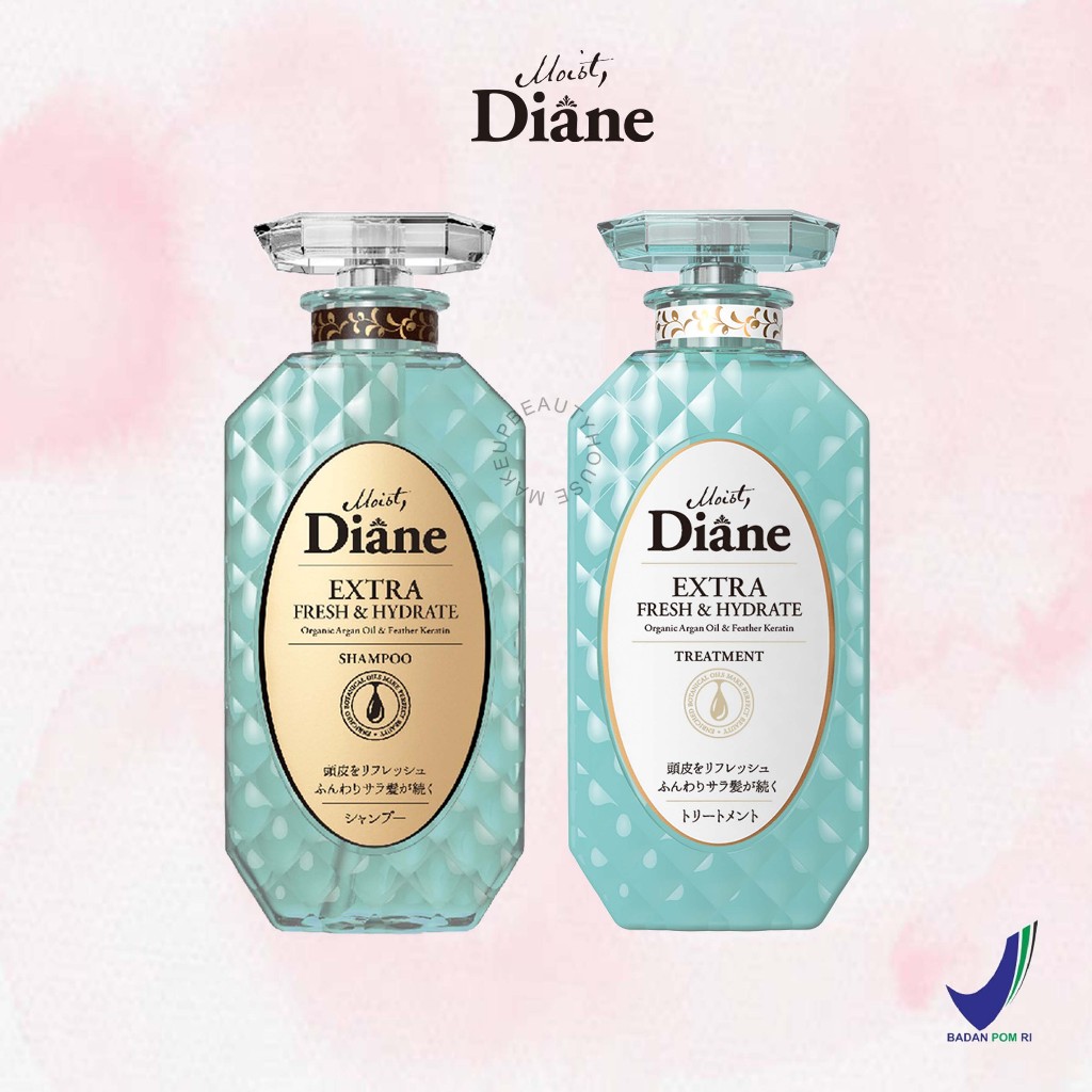 Jual Moist Diane Extra Fresh And Hydrate Shampoo Treatment 450ml Shopee Indonesia 7583