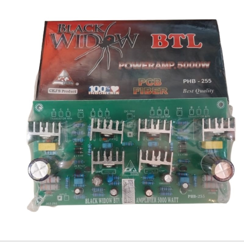 Jual KIT BTL BLACK WIDOW POWER AMPLIFIER 5000W | Shopee Indonesia