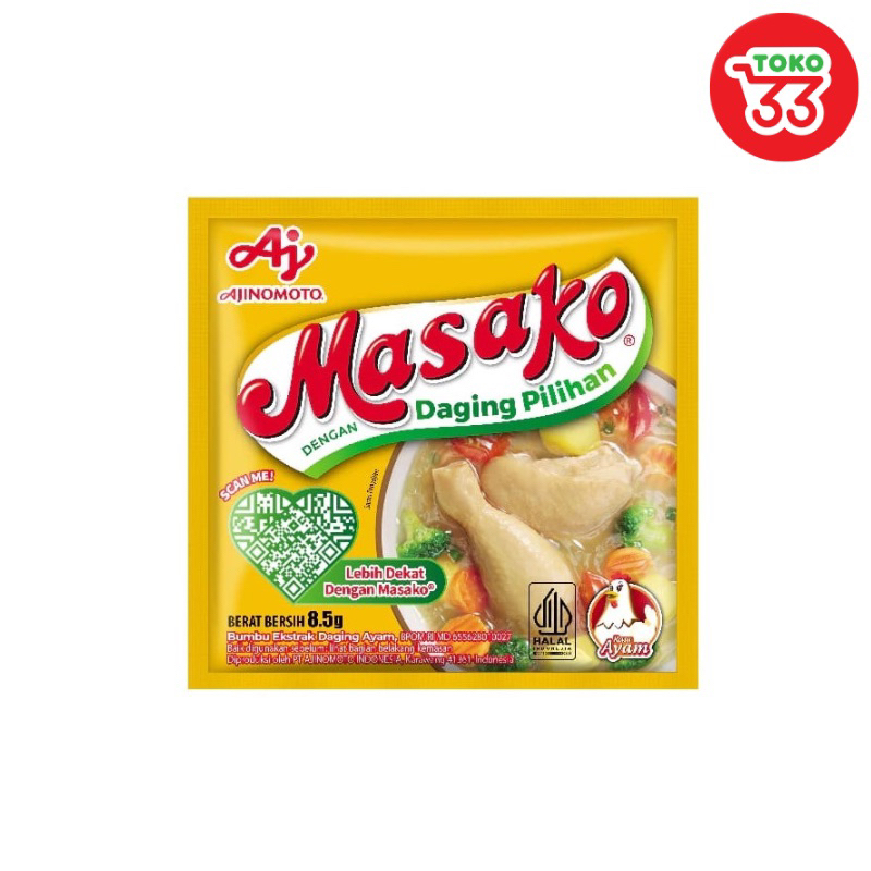 Jual Masako Rasa Ayam 8 5gr 1 Renceng Isi 12 Sachet Shopee Indonesia