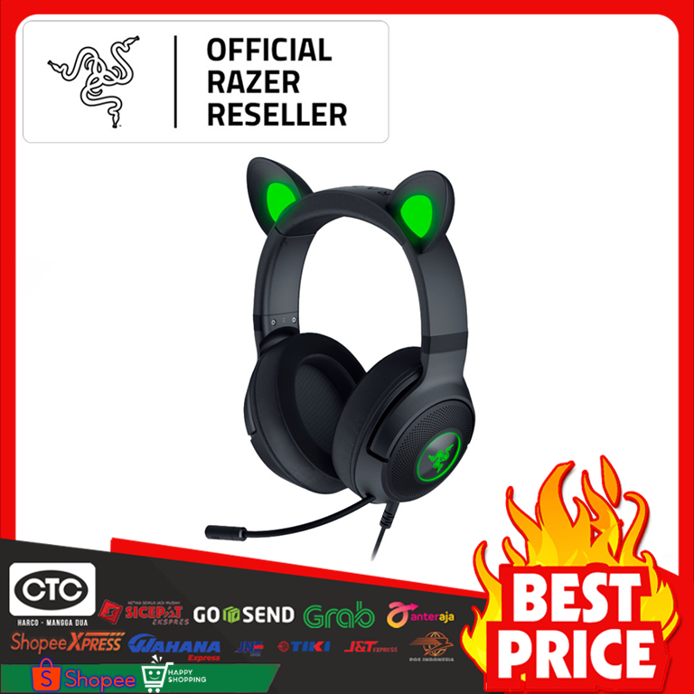 Jual Headset Gaming Razer Kraken Kitty V2 Pro Black Wired RGB