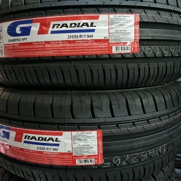 Jual Ban GT radial 215/55R17 champiro hpy (nissan juke camry innova hrv ...