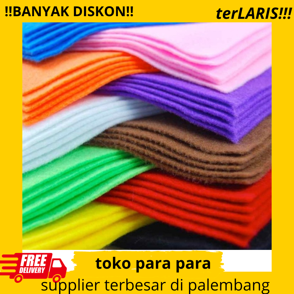 Jual Kain flanel 30x30 cm, 60x60cm kain fanel/kain panel warna/i ...