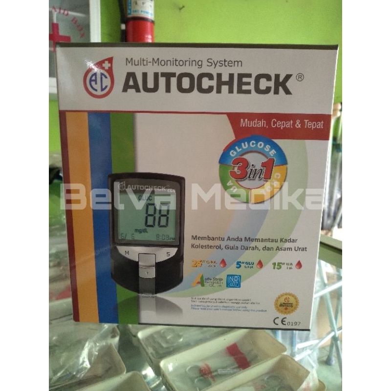 Jual Alat Autocheck alat cek gula asam urat kolesterol murah(bonus ...