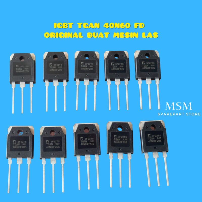 Jual IGBT TGAN 40N60 FD ORIGINAL BUAT MESIN LAS | Shopee Indonesia