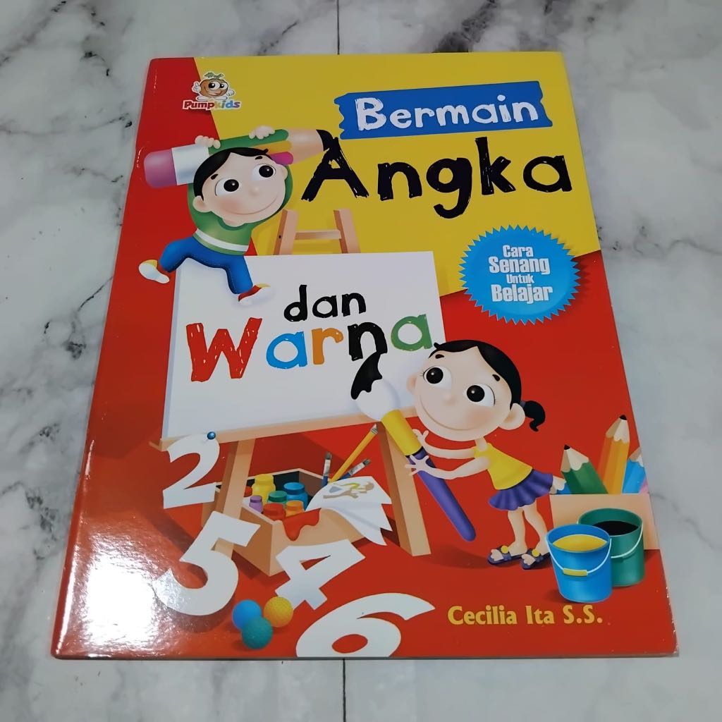 Jual Bermain angka dan warna cara senang untuk belajar buku aktivitas