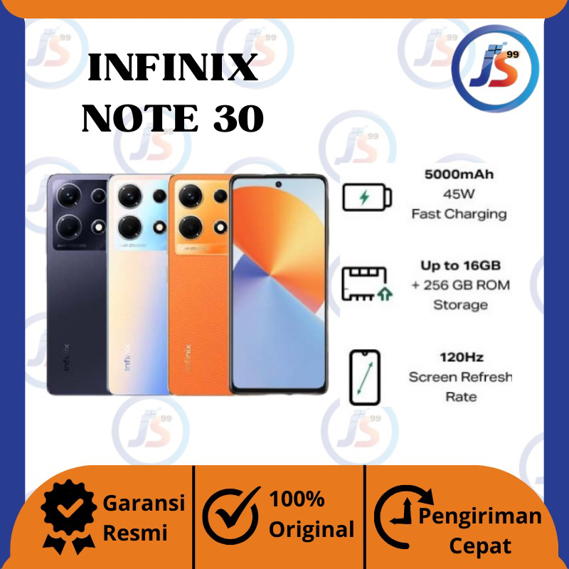 Jual Infinix Note 30 8/256 garansi resmi | Shopee Indonesia