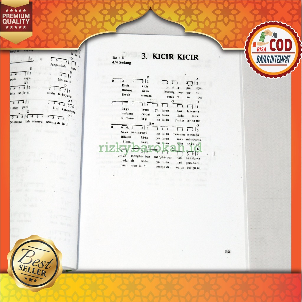 Jual Kumpulan Lagu-Lagu Daerah Dilengkapi Dengan Akrod Oleh R E ...